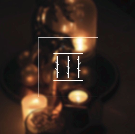 candle and logo